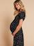 Nursing clothes wrap dress black - vertbaudet enfant 