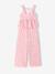 Set of floral trousers and top old rose - vertbaudet enfant 