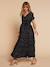 Nursing clothes wrap dress black - vertbaudet enfant 