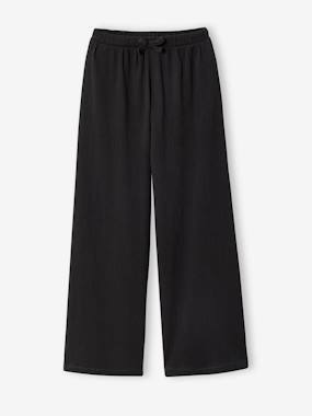 Fille-Pantalon large fille maille