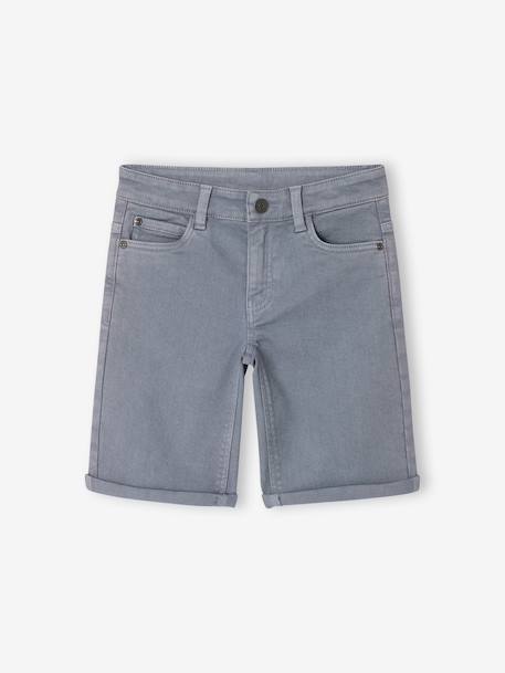 Bermuda garçon 5 poches argile+bleu grisé+terracotta+vert émeraude - vertbaudet enfant 