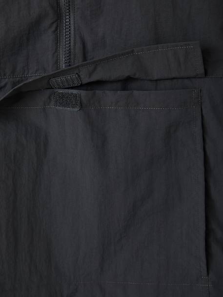 Boy's windcheater to pull on anthracite - vertbaudet enfant 