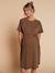 Leopard print nursing clothes nightie taupe - vertbaudet enfant 