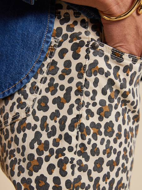 Maternity straight leg jeans ecru - vertbaudet enfant 