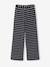 Fancy Knitted Wide-Leg Trousers for Girls, by JONEN black+striped black - vertbaudet enfant 