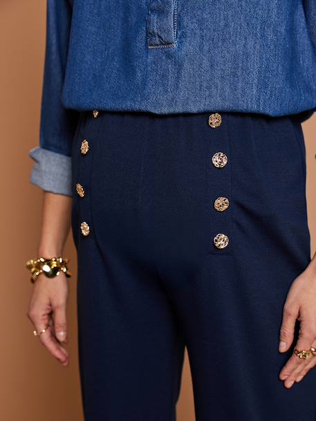 Women's maternity trouser navy blue - vertbaudet enfant 
