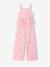 Set of floral trousers and top old rose - vertbaudet enfant 