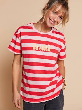 T-shirt marinière "du soleil" - vertbaudet enfant -T-shirt marinière "du soleil"