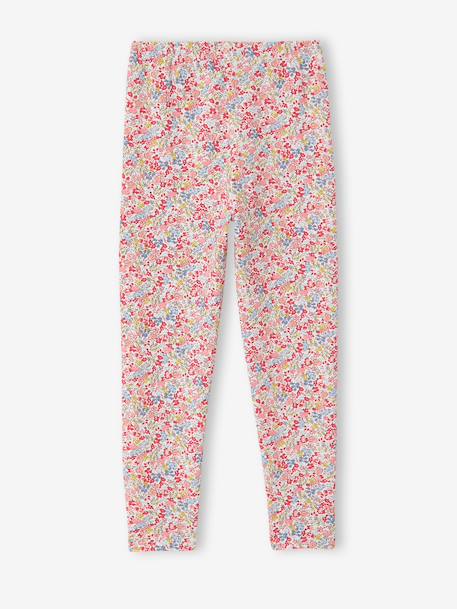 Legging fille imprimé coton bio multicolore - vertbaudet enfant 