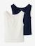 Pack of 2 girl's tank tops Jonen navy blue - vertbaudet enfant 
