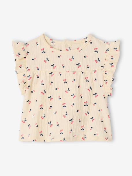 Girl's T-shirt, short and band for head accessories for hair set slate blue - vertbaudet enfant 