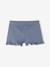 Girl's T-shirt, short and band for head accessories for hair set slate blue - vertbaudet enfant 
