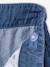 Lightweight denim girl's shirt and short set medium blue - vertbaudet enfant 
