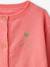 Basics Knitted Cardigan, Embroidered Heart, for Babies coral+white - vertbaudet enfant 
