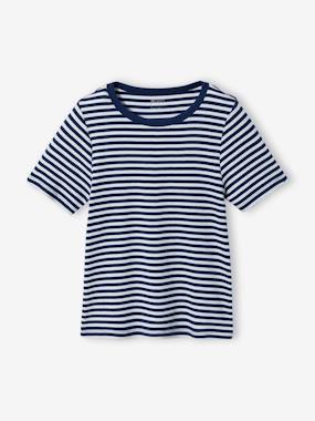 Fille-Lot 3 T-shirt côtelé