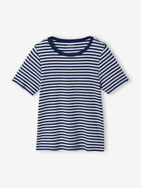 Pack of 3 ribbed T-shirts ecru - vertbaudet enfant 