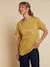 T-shirt with short sleeves in organic cotton olive - vertbaudet enfant 
