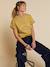 T-shirt with short sleeves in organic cotton olive - vertbaudet enfant 