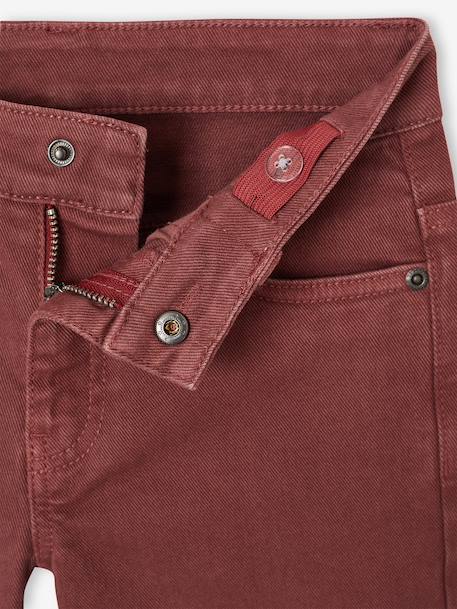 Bermuda garçon 5 poches argile+bleu grisé+terracotta+vert émeraude - vertbaudet enfant 