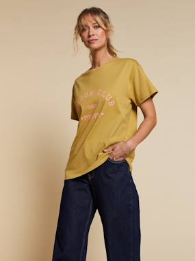 Maternity-T-shirt with short sleeves in organic cotton