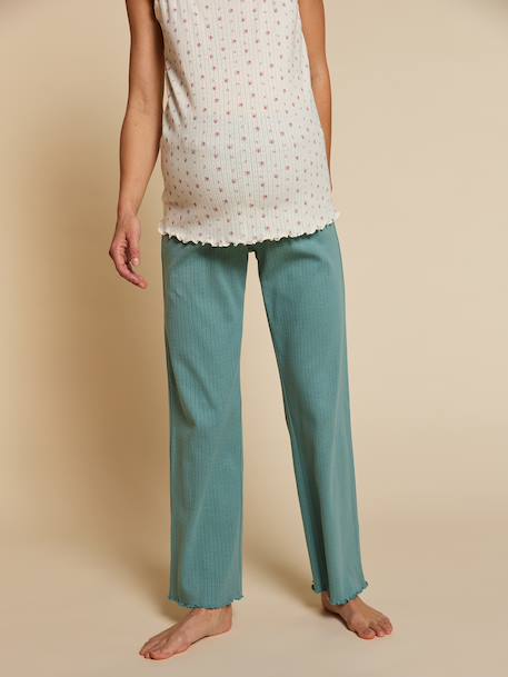 4-piece multi-season maternity set sage green - vertbaudet enfant 