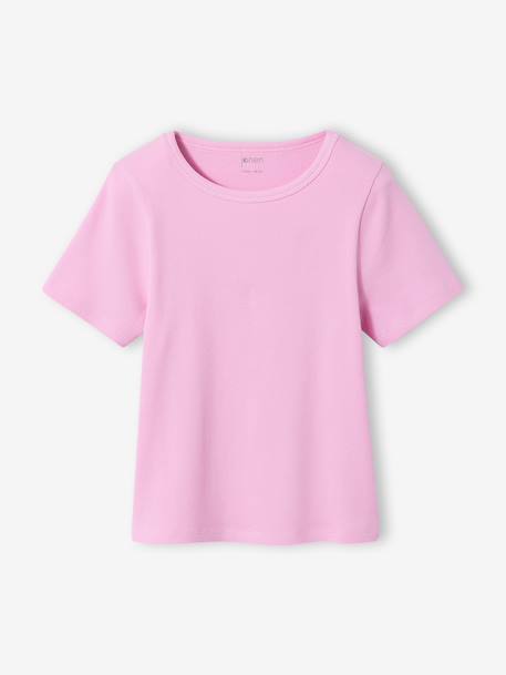 Pack of 3 ribbed T-shirts ecru - vertbaudet enfant 