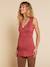 Pack of 2 Sleeveless Tops with Crossover Effect for Maternity, Fiona by ENVIE DE FRAISE navy blue+terracotta - vertbaudet enfant 