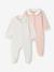 Pack of 2 organic cotton baby pyjamas rose - vertbaudet enfant 