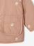 Embroidered padded jacket for baby girls pecan nut - vertbaudet enfant 