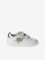 Leather Trainers with Hook-&-Loop Straps for Children, Designed for Autonomy pale pink+white - vertbaudet enfant 