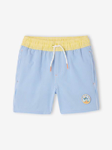 Maillot de bain garçon bleu+vert d'eau - vertbaudet enfant 