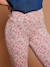 Women's floral print organic cotton leggings multicoloured - vertbaudet enfant 