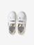 Leather Trainers with Hook-&-Loop Straps for Children, Designed for Autonomy pale pink+white - vertbaudet enfant 