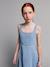 Dress with back opening light blue - vertbaudet enfant 