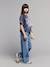 Wide leg jeans with star rivets light blue - vertbaudet enfant 