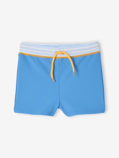 Long-sleeved set with UV protective shorts azure - vertbaudet enfant 