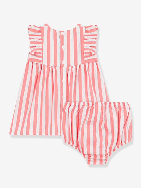 Set of sleeveless dress and bloomer for babies apricot - vertbaudet enfant 