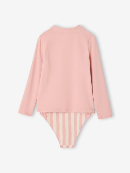 UV-resistant two-piece swimsuit rose - vertbaudet enfant 