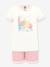 Girl's short pyjamas white - vertbaudet enfant 