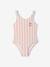Girl's one-piece swimsuit rose - vertbaudet enfant 