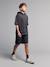 Set of short sweatshirt with short sleeves anthracite - vertbaudet enfant 
