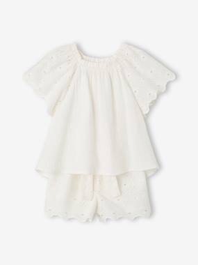 -Ensemble 2 pièces short fille Ella Happy Time
