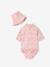 UV protective 3-piece swimsuit rosy - vertbaudet enfant 