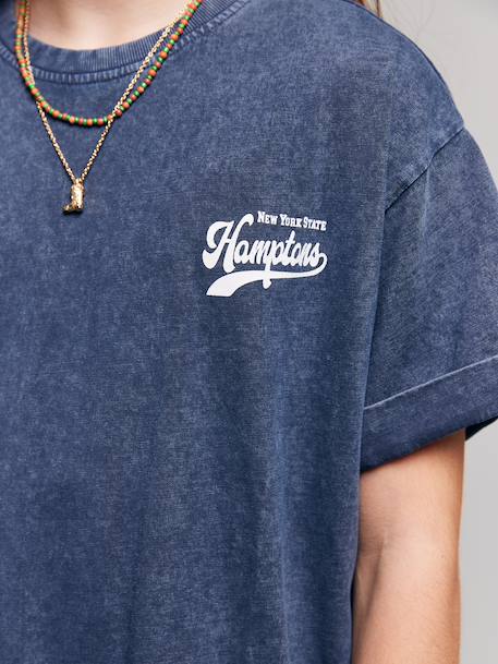 T-shirt dress navy blue - vertbaudet enfant 