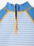 Long-sleeved set with UV protective shorts azure - vertbaudet enfant 