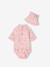 UV protective 3-piece swimsuit rosy - vertbaudet enfant 