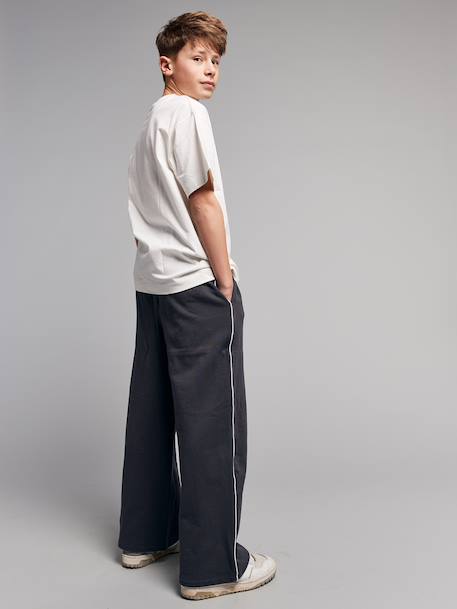Wide leg joggers anthracite - vertbaudet enfant 