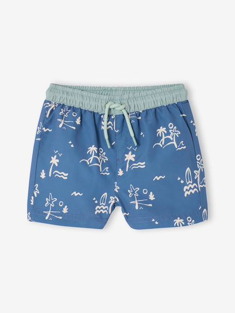 Boys' swim shorts indigo - vertbaudet enfant 