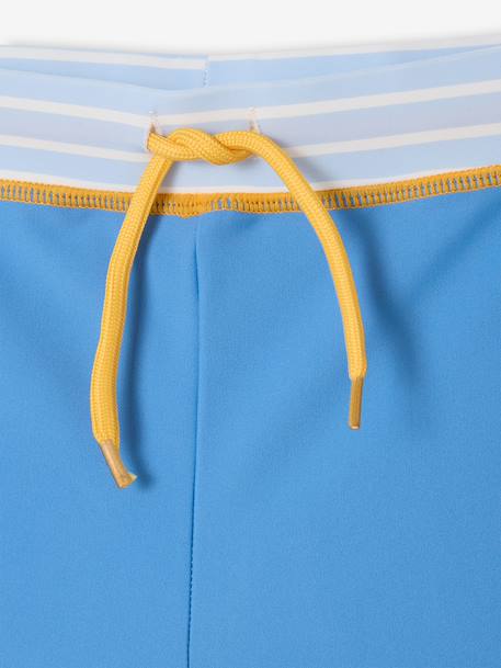 Long-sleeved set with UV protective shorts azure - vertbaudet enfant 