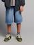 Bermuda long denim double stone - vertbaudet enfant 